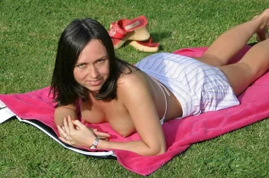 37-sexy-brunette-getting-naked